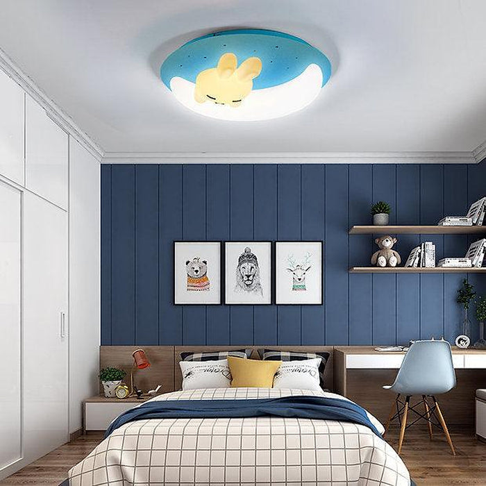 LED Cartoon Rabbit&Cat Design Children Ceiling Light-DWHOME