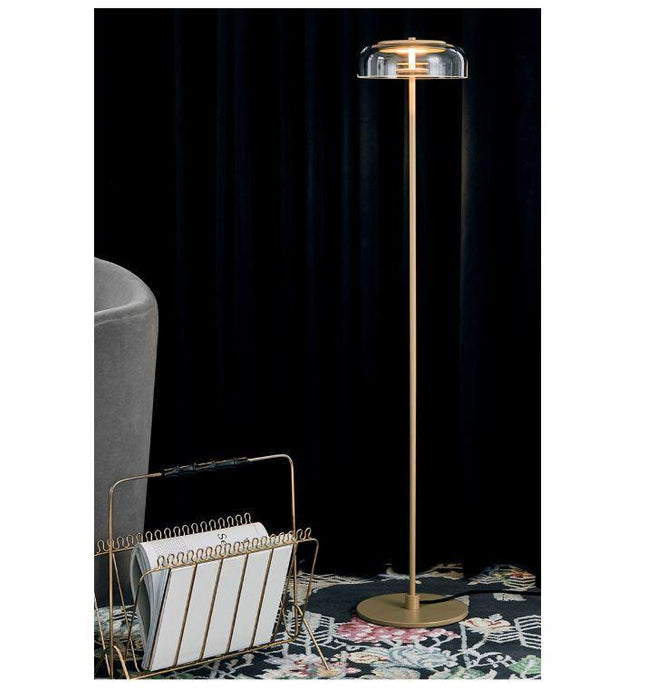 LED Glass Gold Floor Lamp - DWHOME