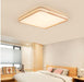 Wood Acrylic LED Ceiling Light Square Round European Design - DWHOME