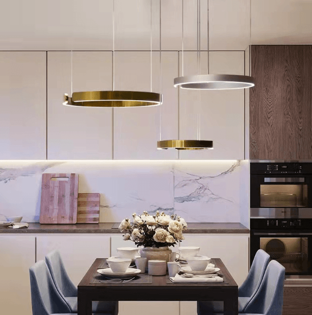 LED North-European Modern Halo Decorative Pendant Light - DWHOME