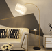 LED European Feather Lampshade Modern Floor Lamp - DWHOME