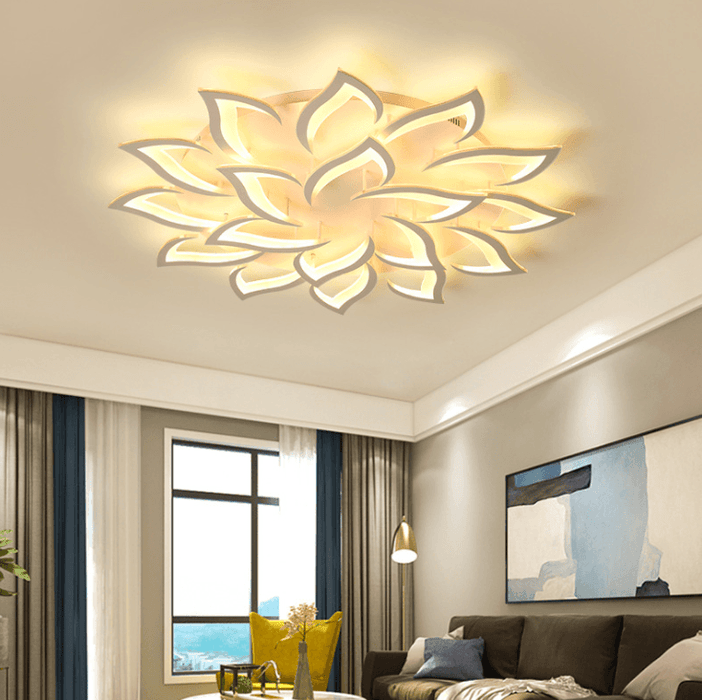 LED Flower Design Modern Style Ceiling Light - DWHOME