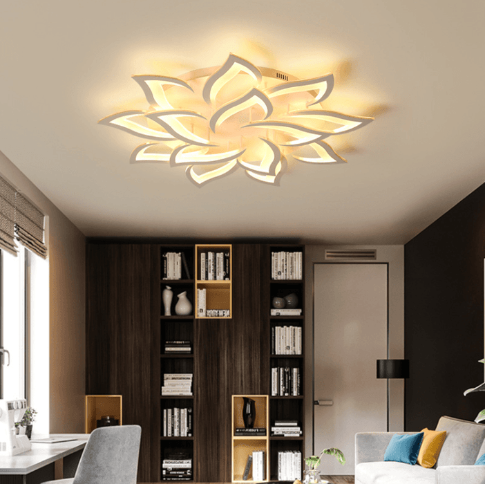 LED Flower Design Modern Style Ceiling Light - DWHOME
