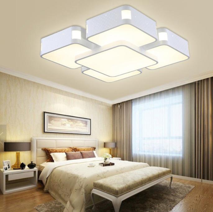 LED Acrylic RectangleSquare Ceiling Light - DWHOME