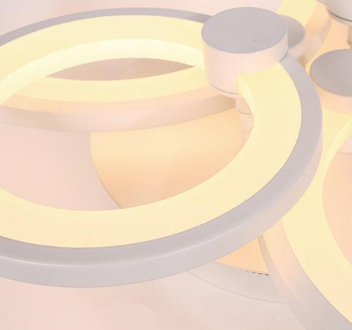 Modern Multi-Circle LED Ceiling Light for Living Room - DWHOME