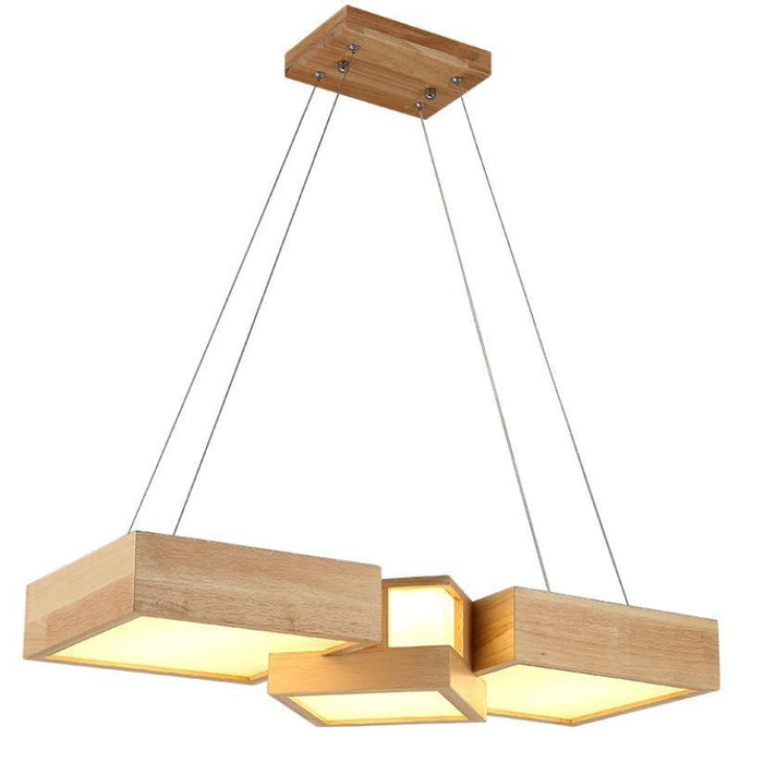 LED Wood Pendant Light - DWHOME