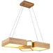 LED Wood Pendant Light - DWHOME