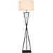 LED Classic Infinity Cloth Floor Lamp - DWHOME