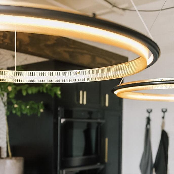 LED Modern Ring Creative & Decorative Pendant Light with Multi-design - DWHOME