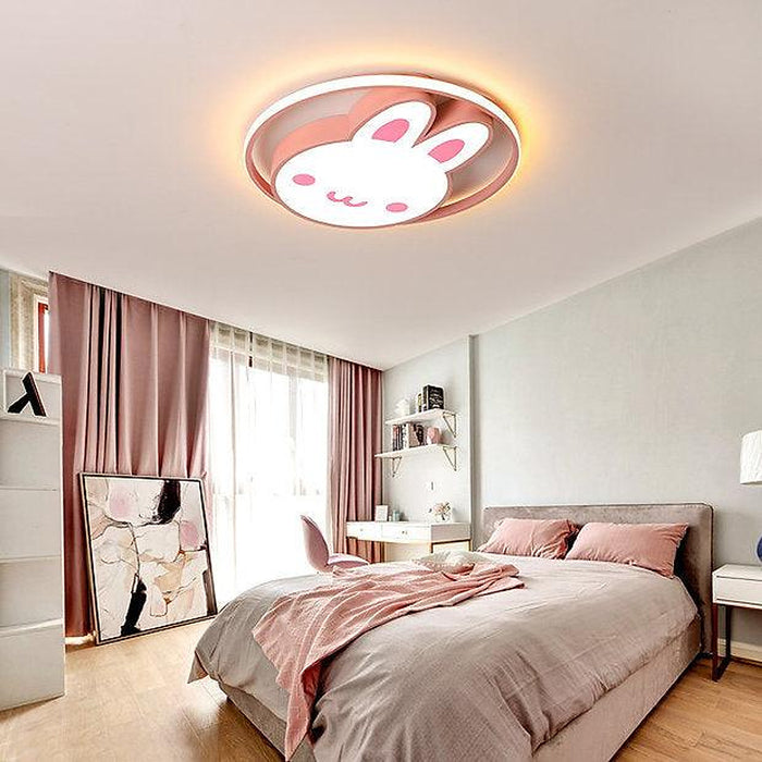 LED Rabbit Design Modern Cute Children Ceiling Light-DWHOME