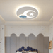 LED New Moon & Star Children Ceiling Light - DWHOME