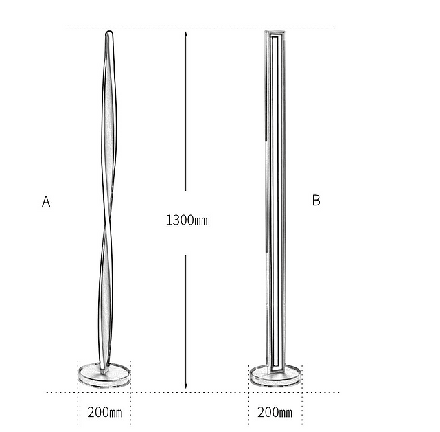 LED Modern Simple North-European Floor Lamp - DWHOME