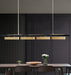 LED Brass Linear Modern Pendant Light - DWHOME