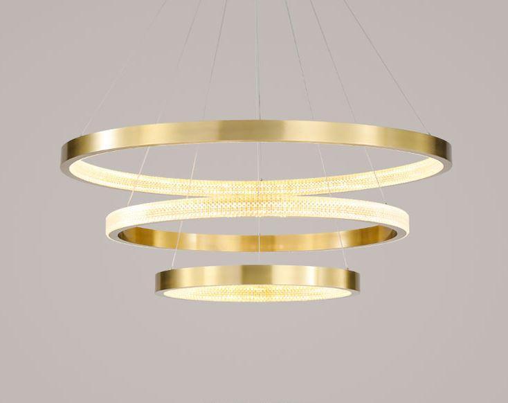 LED Circle Rings Pendant Chandelier - DWHOME