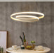 LED Double Circle Postmodern Pendant Light - DWHOME