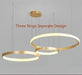 LED Circle Rings Pendant Chandelier - DWHOME
