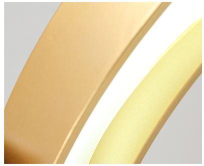 LED Gold Round Pendant Light - DWHOME