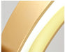 LED Gold Round Pendant Light - DWHOME