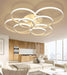 Modern Multi-Circle LED Ceiling Light for Living Room - DWHOME