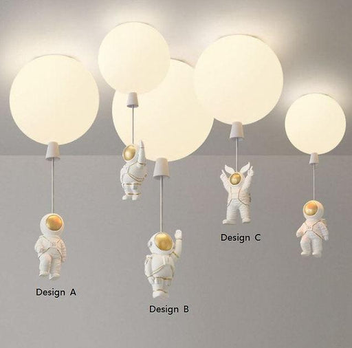 LED Cartoon Astronaut Ceiling Light - DWHOME