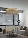 Tassel Design Aluminium Steel LED Chandelier Pendant Light - DWHOME