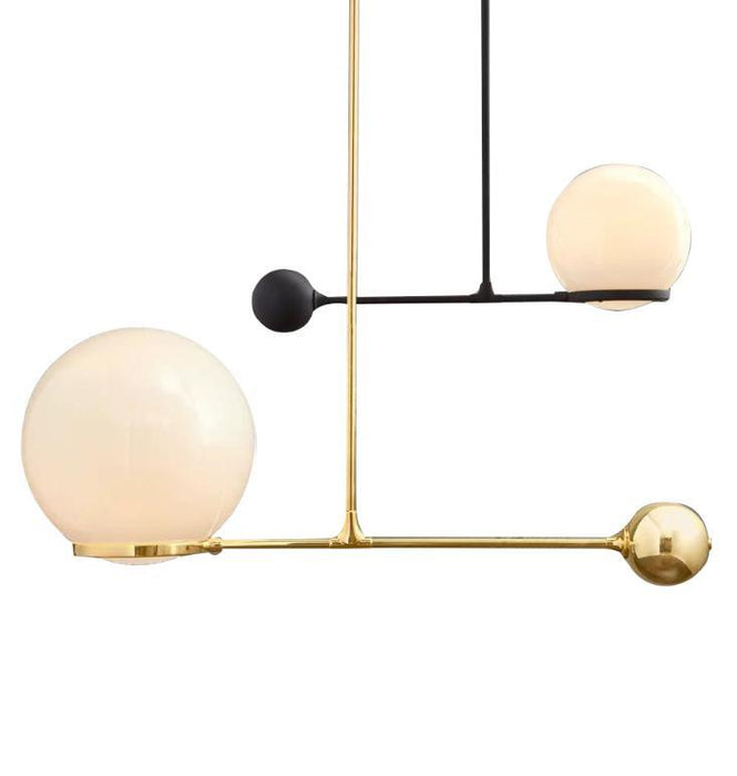 LED Creative Modern Pendant Light Black & Gold - DWHOME