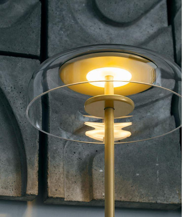 LED Glass Gold Floor Lamp - DWHOME