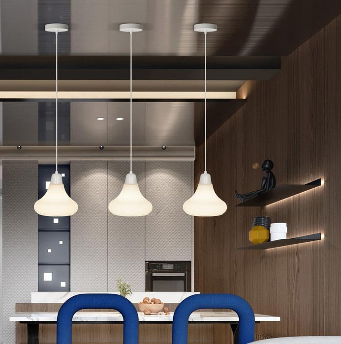 LED Multi-Design Milky White Pendant Light - DWHOME