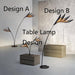 LED Modern Leaves Design Table/Floor Lamp - DWHOME