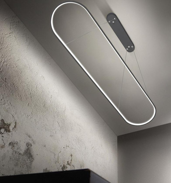 LED Post-modern Halo Design Office Pendant Light - DWHOME