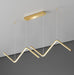 LED Aluminum Wave Pendant - DWHOME