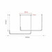 LED Modern Office Linear Pendant Light - DWHOME