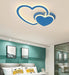 LED Double Heart Ceiling Light - DWHOME