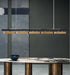 LED Brass Linear Modern Pendant Light - DWHOME