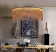 Tassel Design Aluminium Steel LED Chandelier Pendant Light - DWHOME