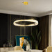 LED Luxury Style Crystal Halo Pendant Light - DWHOME