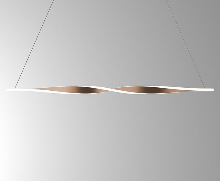 LED DUAL Spiral Office Pendant Light - DWHOME