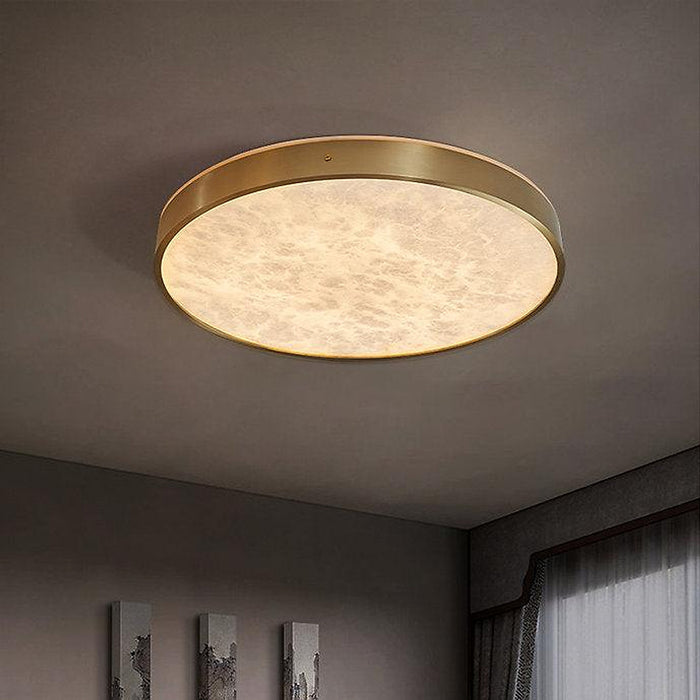LED Marble & Brass Modern Simple Ceiling Light-DWHOME