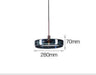 LED Round Tinted Glass Pendant - DWHOME