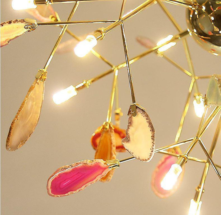 LED Agate Tree Branches Design Chanderlier - DWHOME
