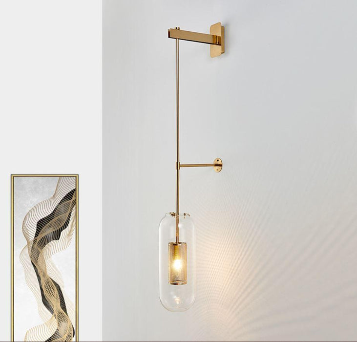 LED Postmodern Gold Wall Light - DWHOME