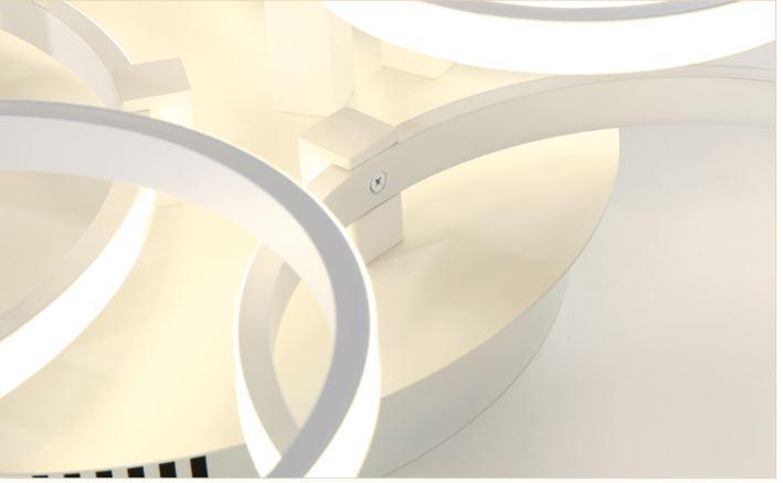 Modern Multi-Circle LED Ceiling Light for Living Room - DWHOME