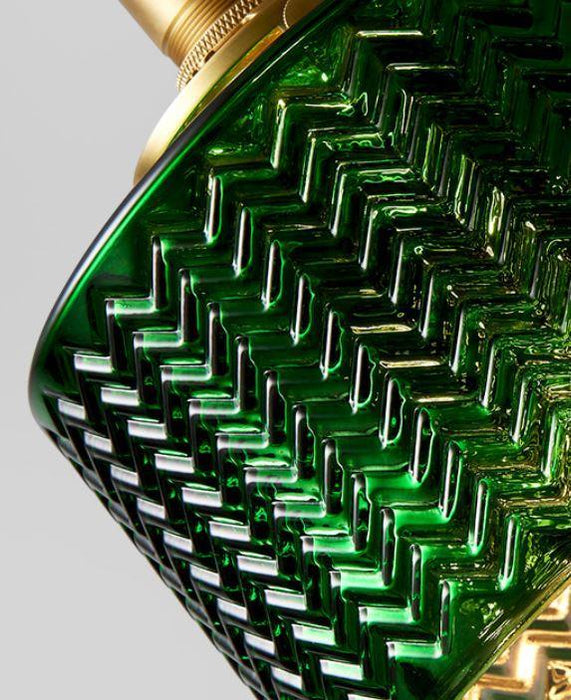 LED Retro Loft Green Glass Pendant Light - DWHOME