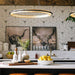 LED Modern Ring Creative & Decorative Pendant Light with Multi-design - DWHOME