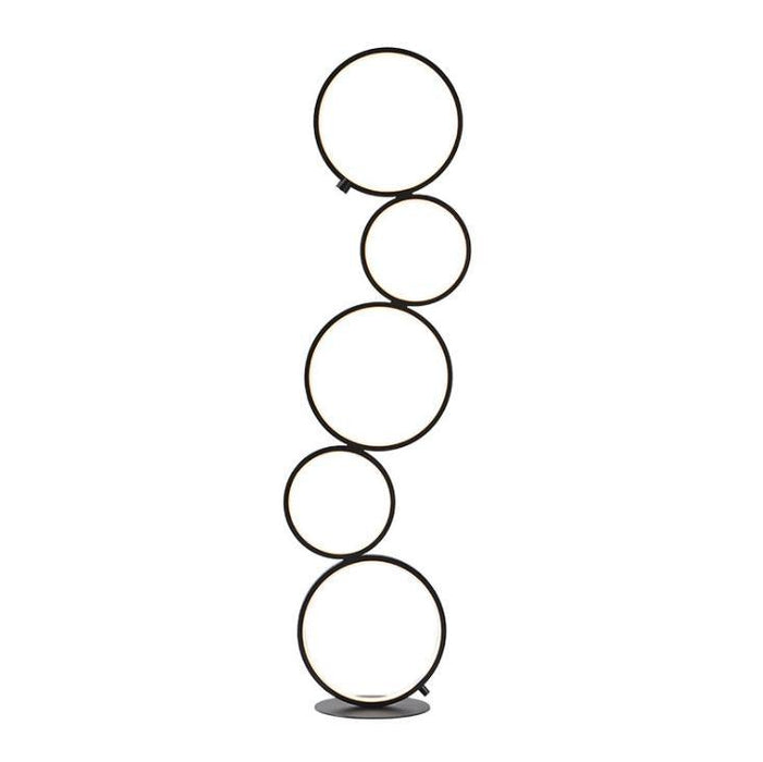 LED 5-Halo Decorative Floor Lamp - DWHOME