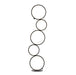 LED 5-Halo Decorative Floor Lamp - DWHOME