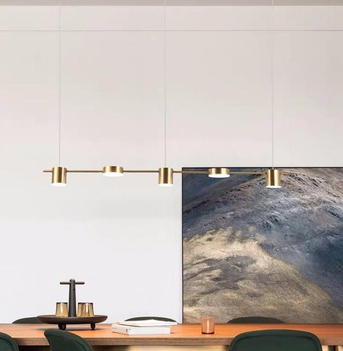 LED Disc & Cylinder Pendant Light - DWHOME