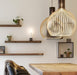 LED Wood Bird Cage Pendant Light - DWHOME