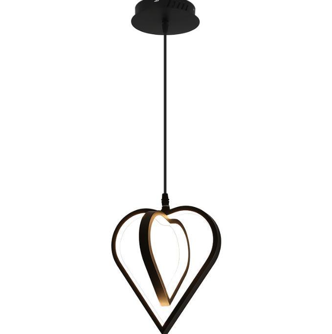 LED Heart Shape Design Pendant Light - DWHOME