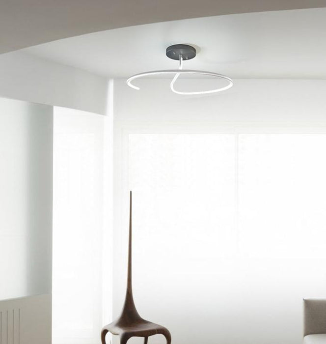 LED Modern Rope with Circle Ceiling Light Series 2 - DWHOME